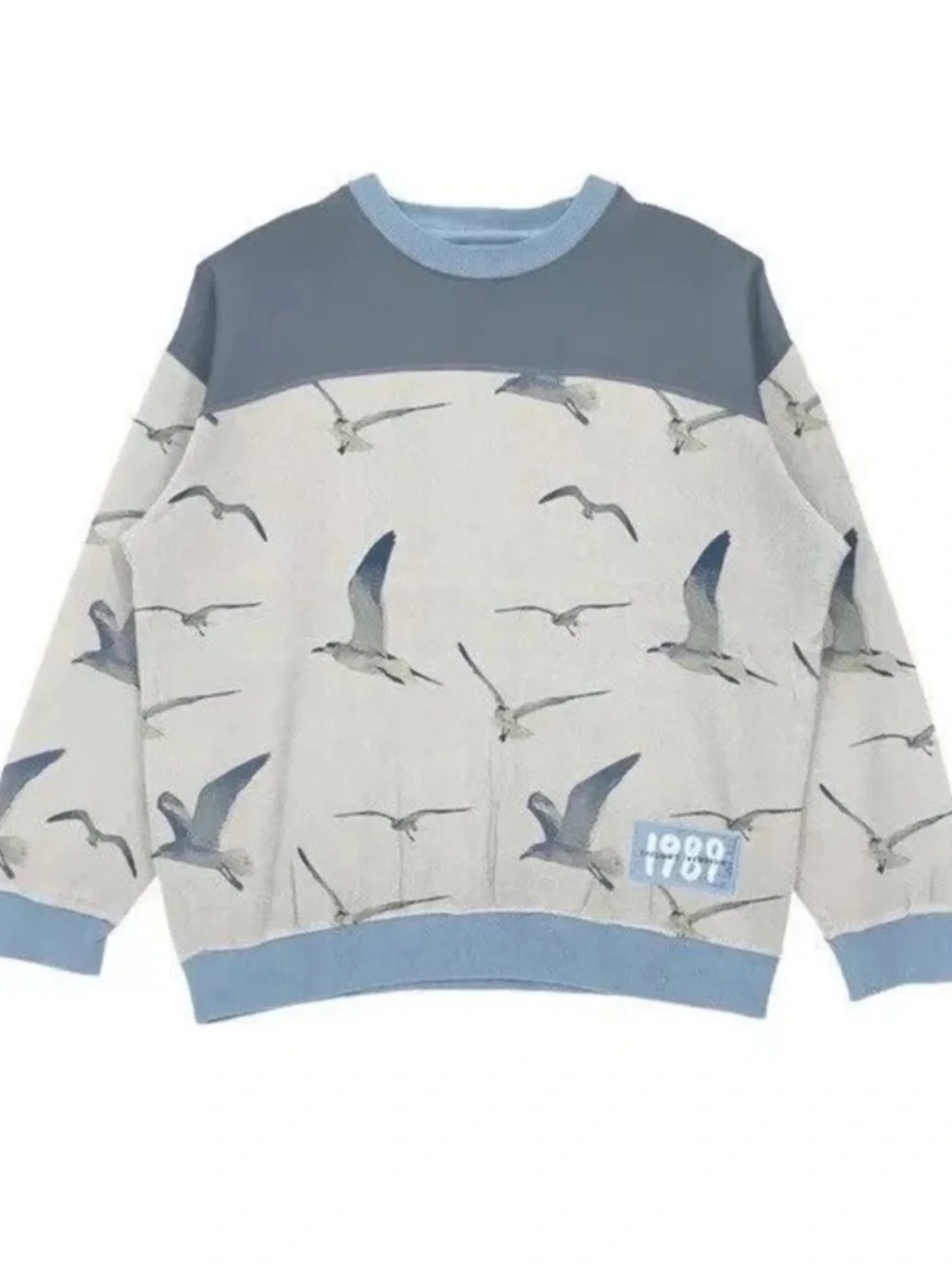 Taylor’s Version - Seagull Crewneck Sweatshirt - Light Blue & Beige 3XL
